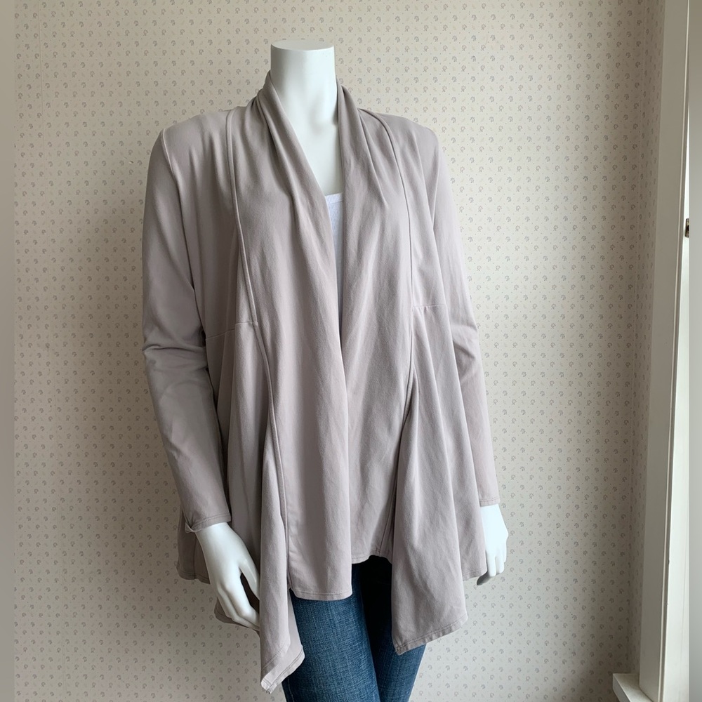 Athleta Open Front Stretchy Oversized Cardigan sz Small PW5